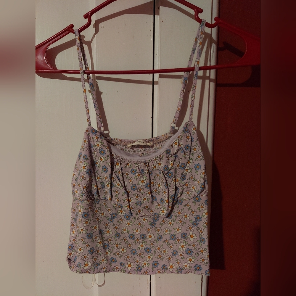 Purple floral camisole from pacsun